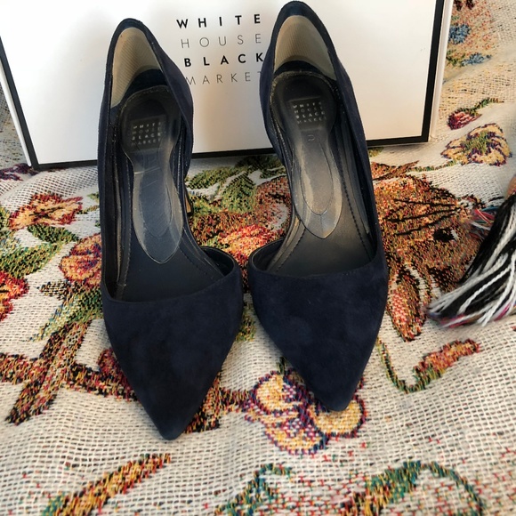 ELLA SUEDE D’ORSAY HEELS by WHBM - Picture 4 of 5